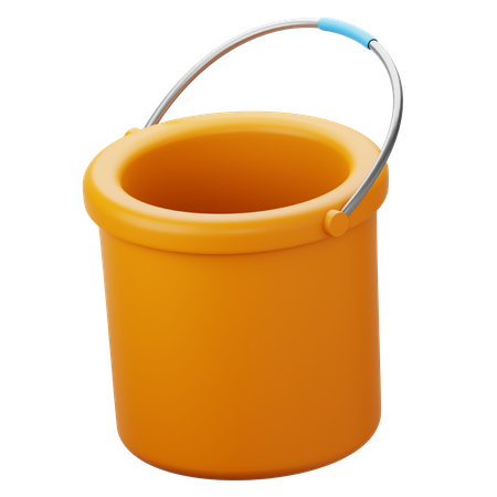 Water Bucket  3D Icon