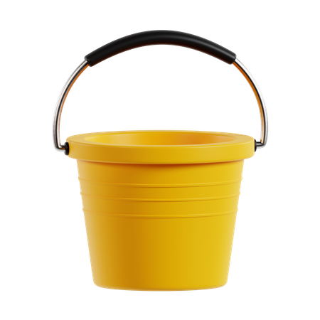 Water Bucket  3D Icon