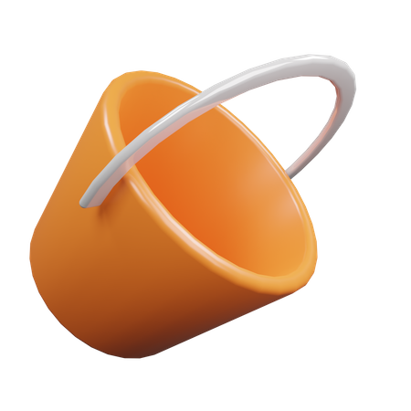 Water Bucket  3D Icon