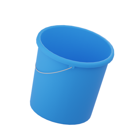 Water Bucket  3D Icon