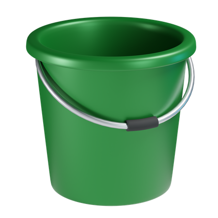 Water Bucket 3D Icon
