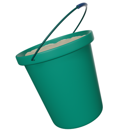 Water Bucket  3D Icon
