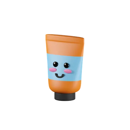 3 D Render Of Cute Water Color Icon 3D Icon