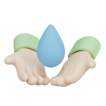 Water Conservation  3D Icon