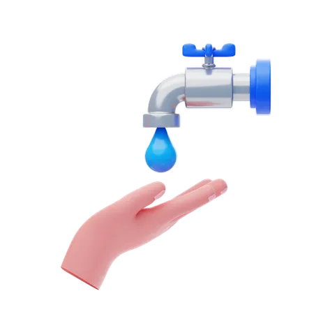 Water conservation  3D Icon