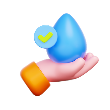 Water Conservation  3D Icon