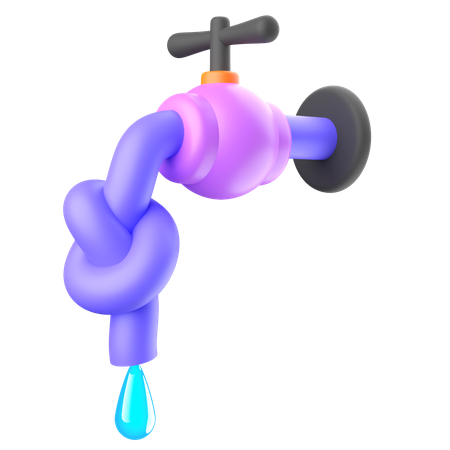 Water Crisis  3D Icon