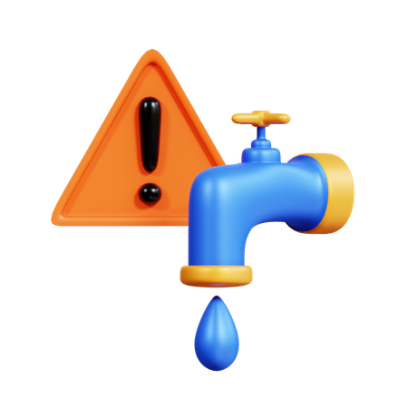 Water Crisis  3D Icon