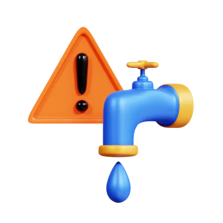 Water Crisis  3D Icon