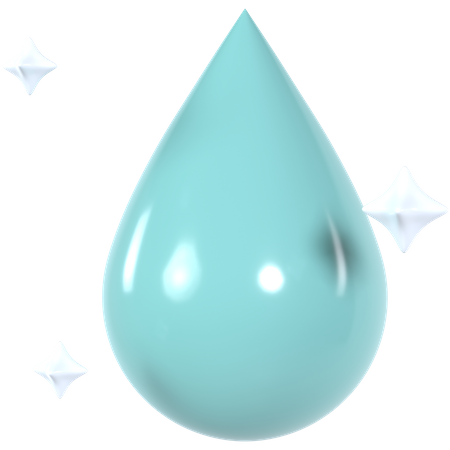 Water Drop  3D Icon