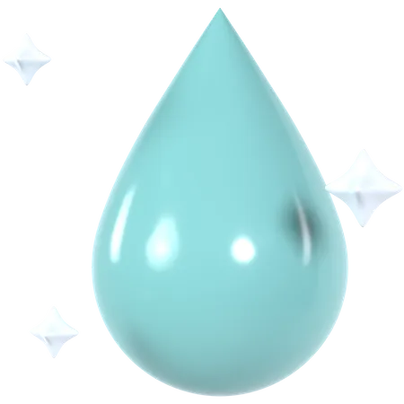 Water Drop  3D Icon