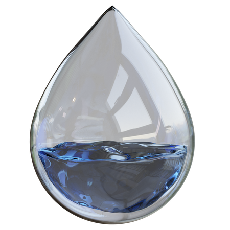 Water Drop  3D Icon