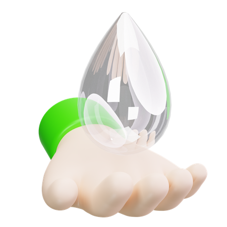 Water Drop  3D Icon