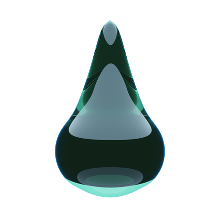 Water drop 3D Illustration