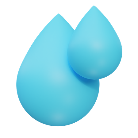 Water Droplet  3D Icon