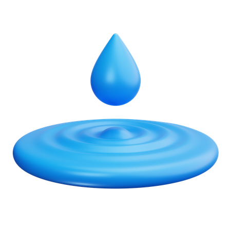 Water Droplet  3D Icon