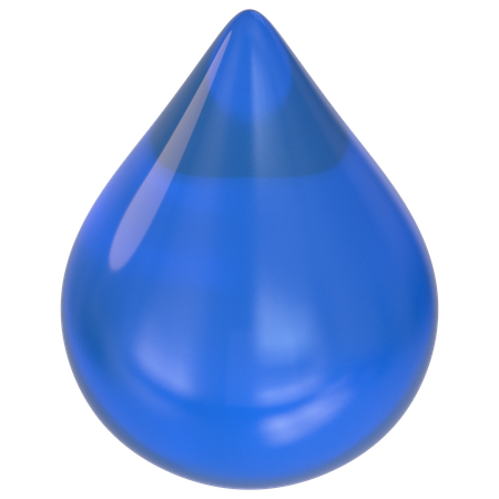 Water Droplet  3D Icon