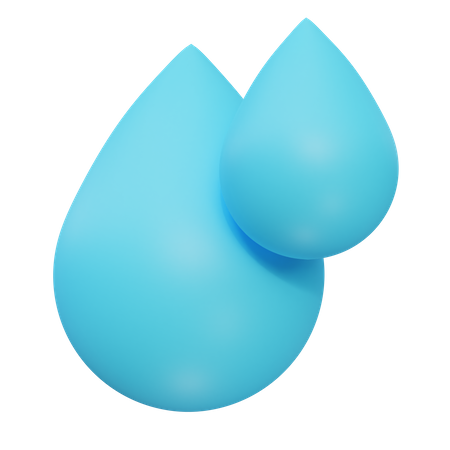Water Droplet  3D Icon
