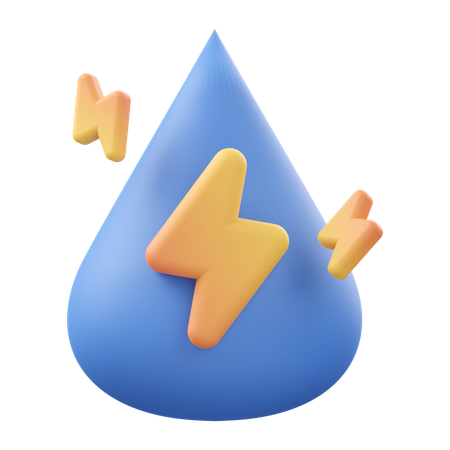 Water Energy  3D Icon