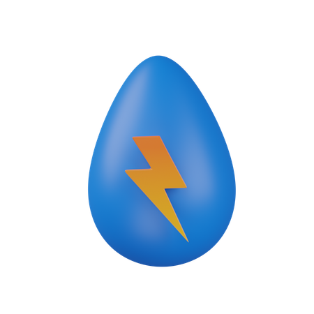 Water energy  3D Icon