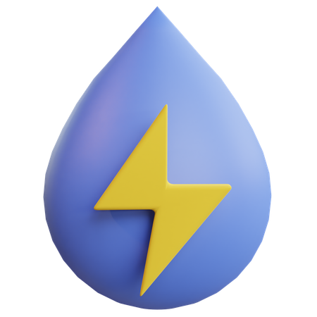 Water Energy  3D Icon