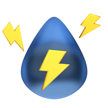 Water Energy  3D Icon