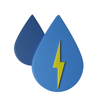 Water Energy  3D Icon