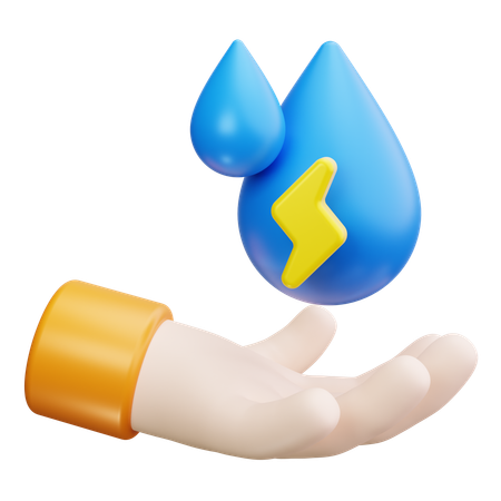 Water Energy  3D Icon