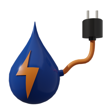 Water Energy  3D Icon