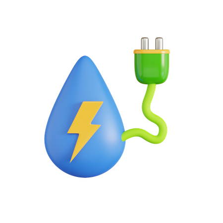 Water Energy  3D Icon
