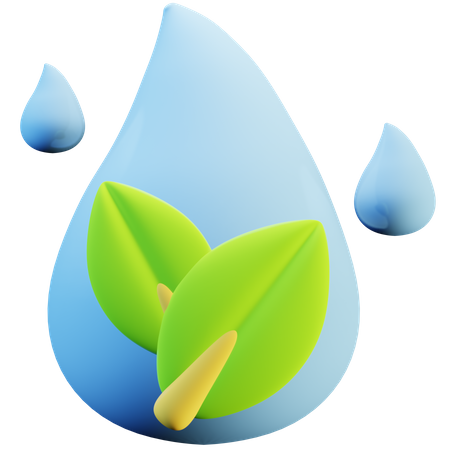 Water Energy  3D Icon