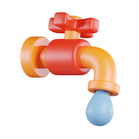 Water Faucet  3D Icon