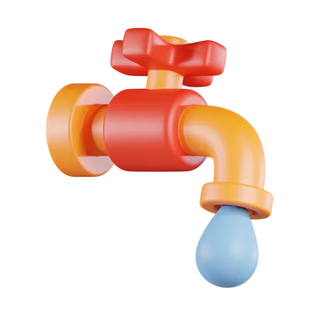 Water Faucet  3D Icon