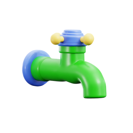 Water Faucet  3D Icon