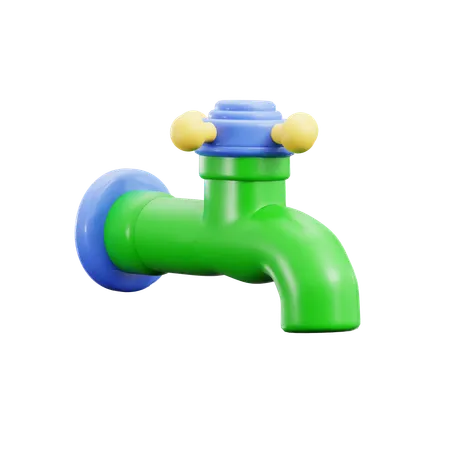 Water Faucet  3D Icon