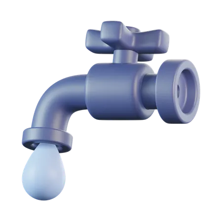 Water Faucet  3D Icon