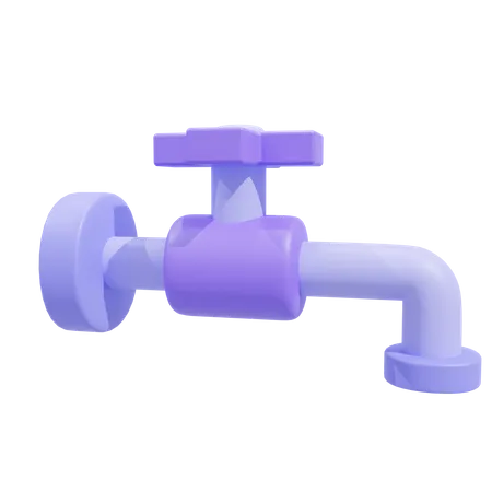 Water Faucet  3D Icon