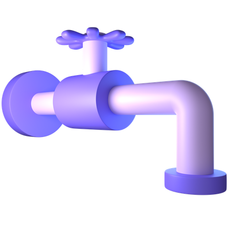 Water Faucet  3D Icon