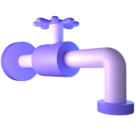 Water Faucet  3D Icon