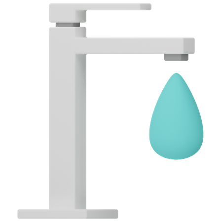 Water Faucet  3D Icon