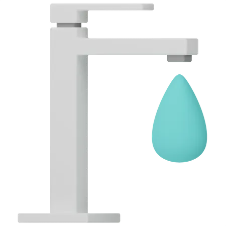 Water Faucet  3D Icon