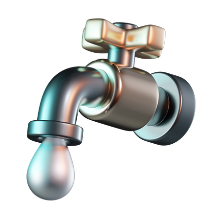 Water Faucet  3D Icon