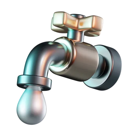 Water Faucet  3D Icon