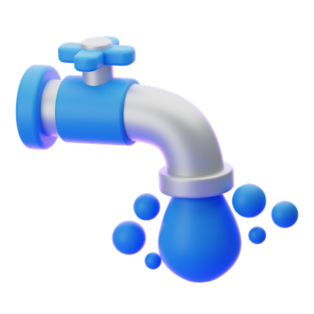 Water Faucet  3D Icon