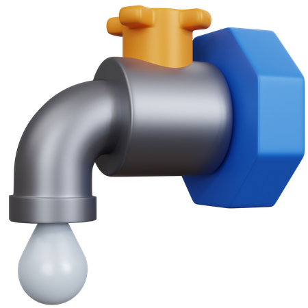 Water Faucet  3D Icon