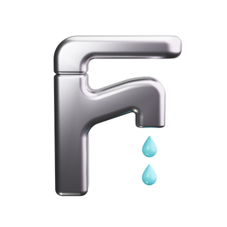 Water Faucet  3D Icon