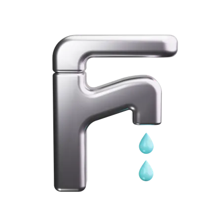 Water Faucet  3D Icon