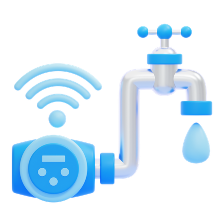 Water Faucet  3D Icon