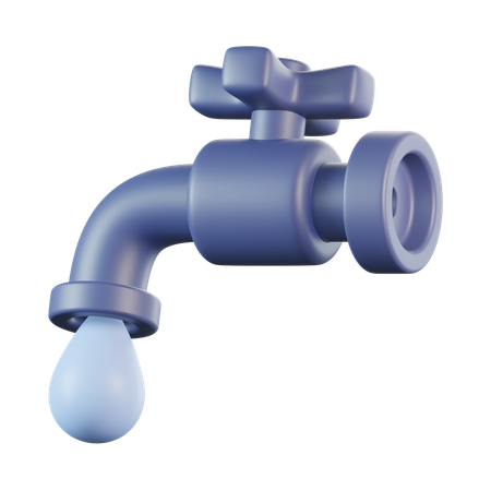 Water Faucet  3D Icon