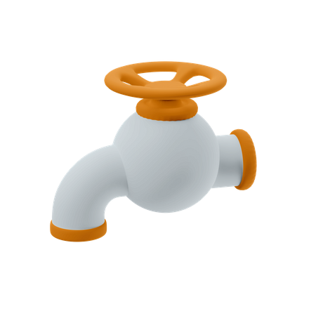 Water Faucet  3D Illustration